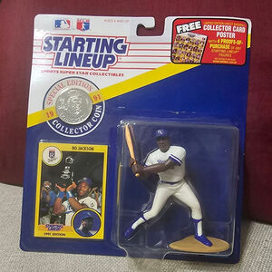Starting 1991 Lineup Bo Jackson Action Figure One Size